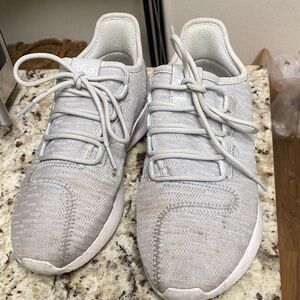 Adidas Light Gray Athletic Shoes